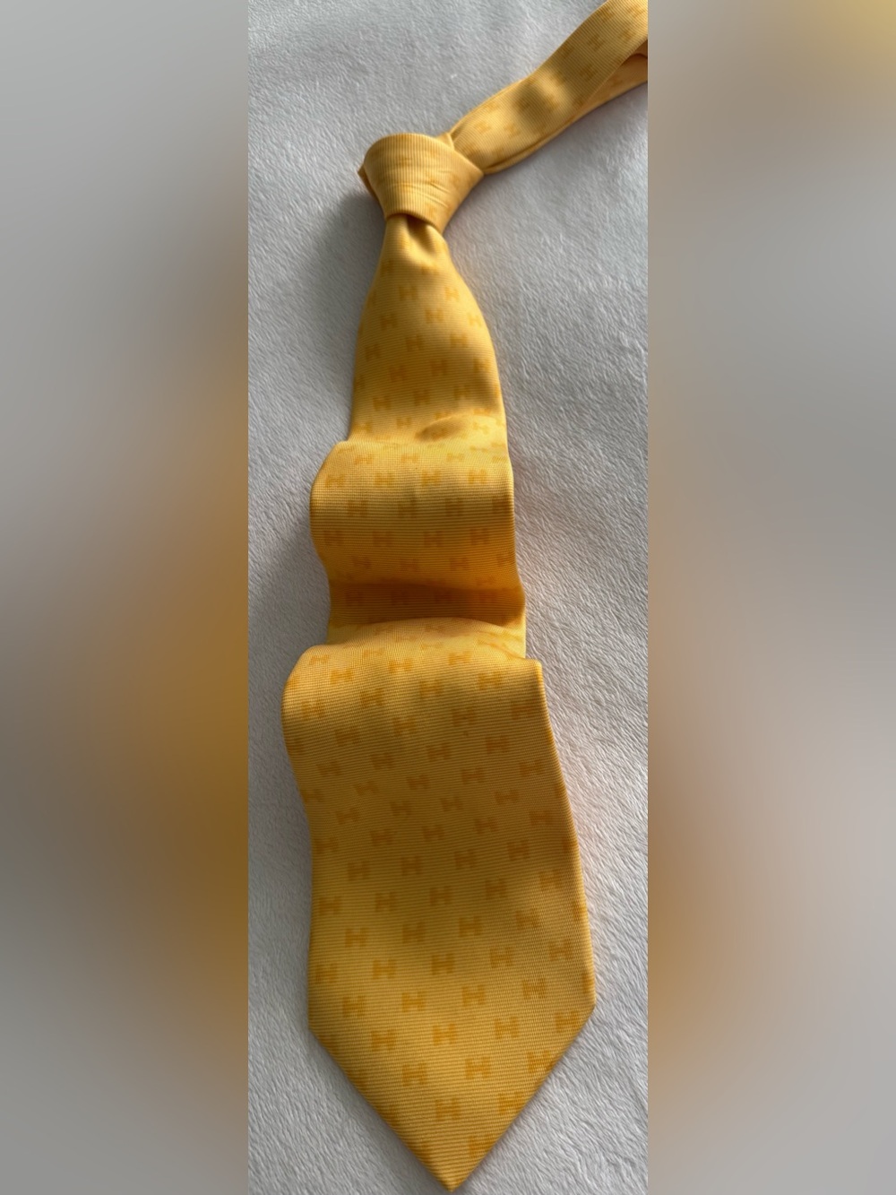Hermes silk tie
